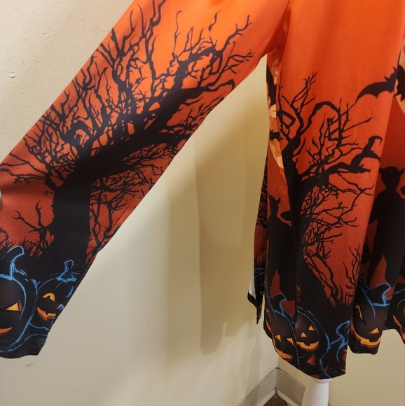 Open Front Halloween Cardigan Size L - Picture 4 of 11
